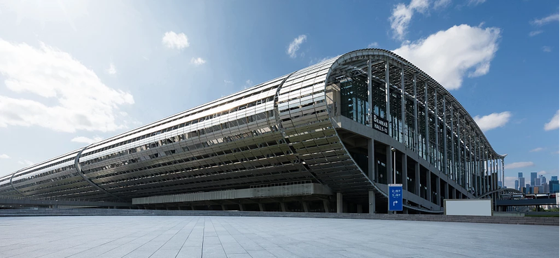 Павильон Кантонской выставки в Гуанчжоу Китай